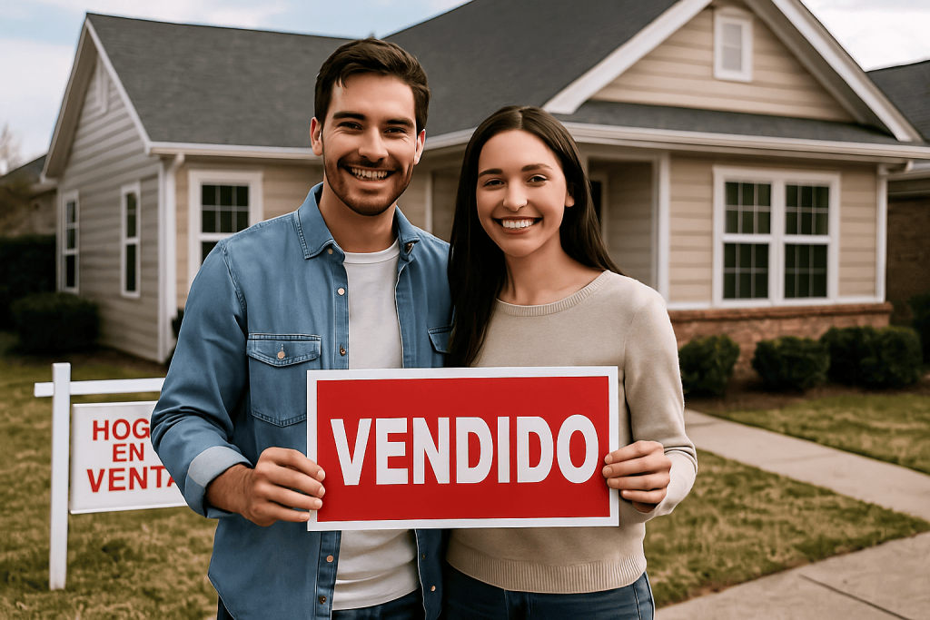 pareja feliz compra vivienda