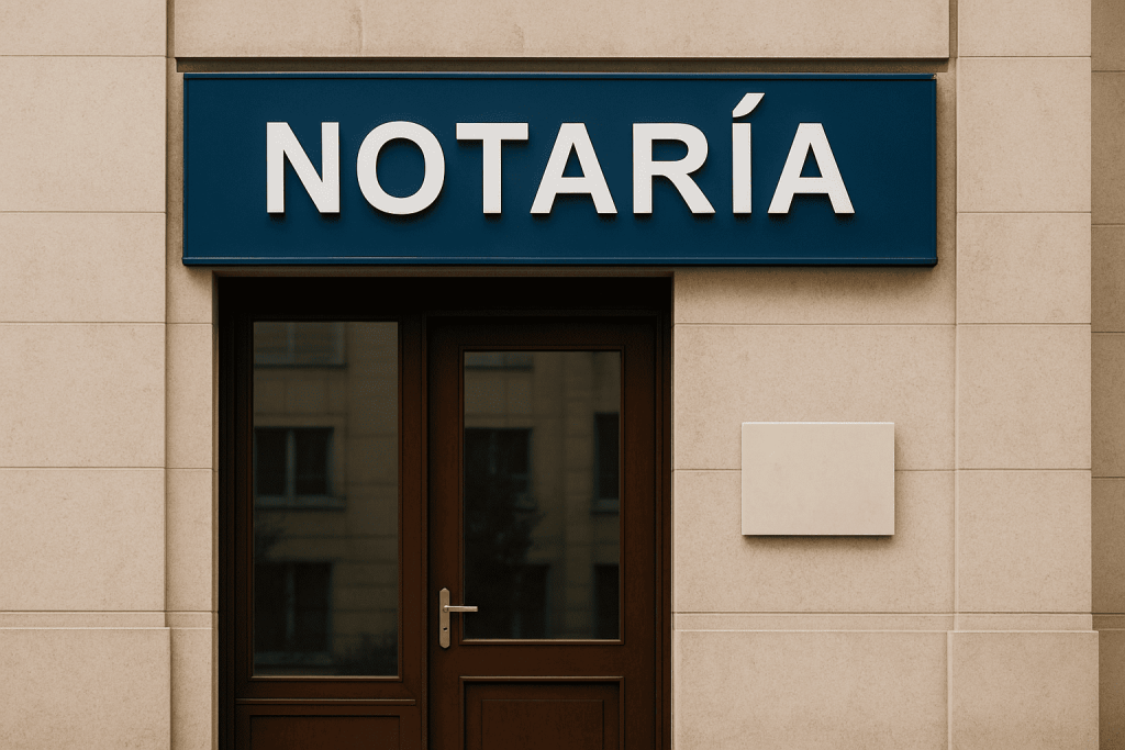 fachada notaria